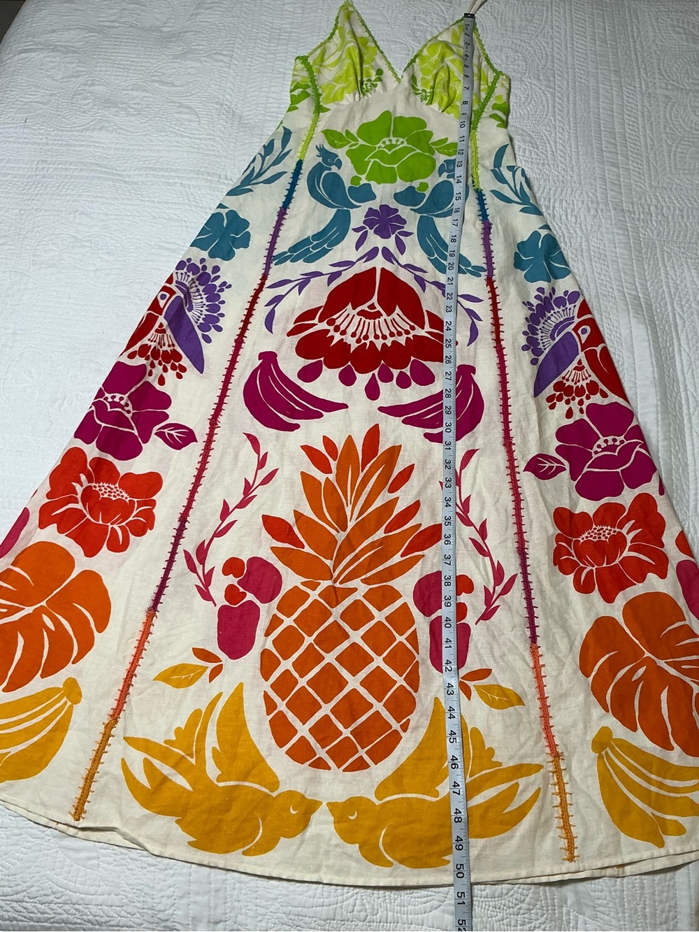 NWT FARM Rio Tropical Graphic Placed Maxi Dress Size XS - Picture 10 of 16